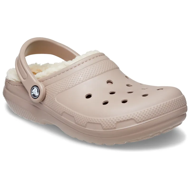 Crocs Classic Lined Clog Unisex in Mushroom/Bone-4